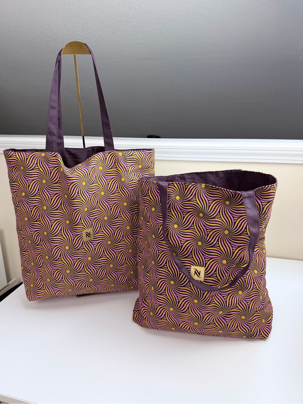 Nespresso Reversible Tote Bag - Limited Edition Bundle of 2